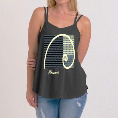 Fibonacci Golden Ratio spiral Women's Strappy Tank