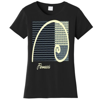 Fibonacci Golden Ratio spiral Women's T-Shirt