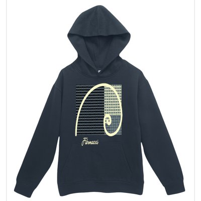 Fibonacci Golden Ratio spiral Urban Pullover Hoodie