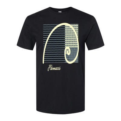 Fibonacci Golden Ratio spiral Softstyle CVC T-Shirt