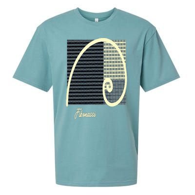 Fibonacci Golden Ratio spiral Sueded Cloud Jersey T-Shirt