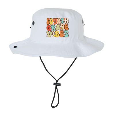 Fourth Grade Retro Back To School 4Th Grade Vibes Groovy Cool Gift Legacy Cool Fit Booney Bucket Hat