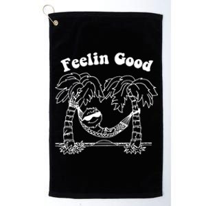 Feelin Good Relaxing In Hammock Platinum Collection Golf Towel