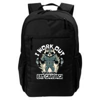 Funny Gym Raccoon I Workout So I Can Eat Garbage Backpack