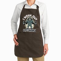 Funny Gym Raccoon I Workout So I Can Eat Garbage Apron