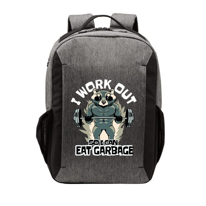 Funny Gym Raccoon I Workout So I Can Eat Garbage Vector Backpack