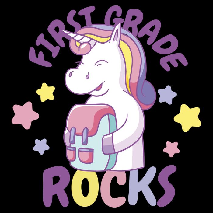 First Grade Rocks Unicorn Back To School Tall T-Shirt