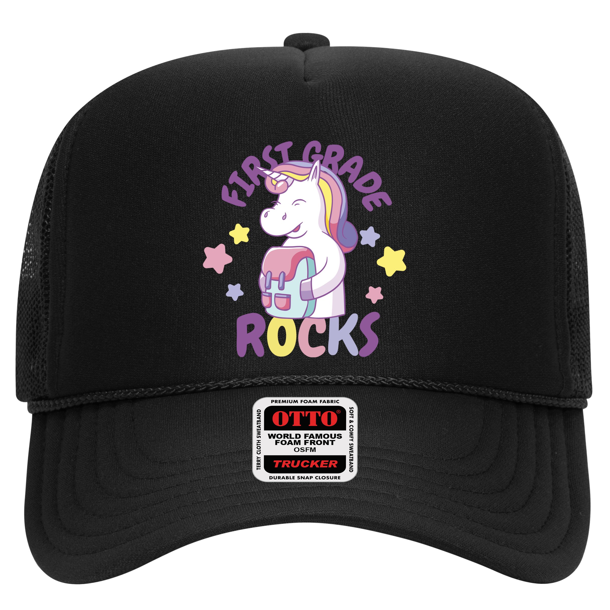 First Grade Rocks Unicorn Back To School Hat