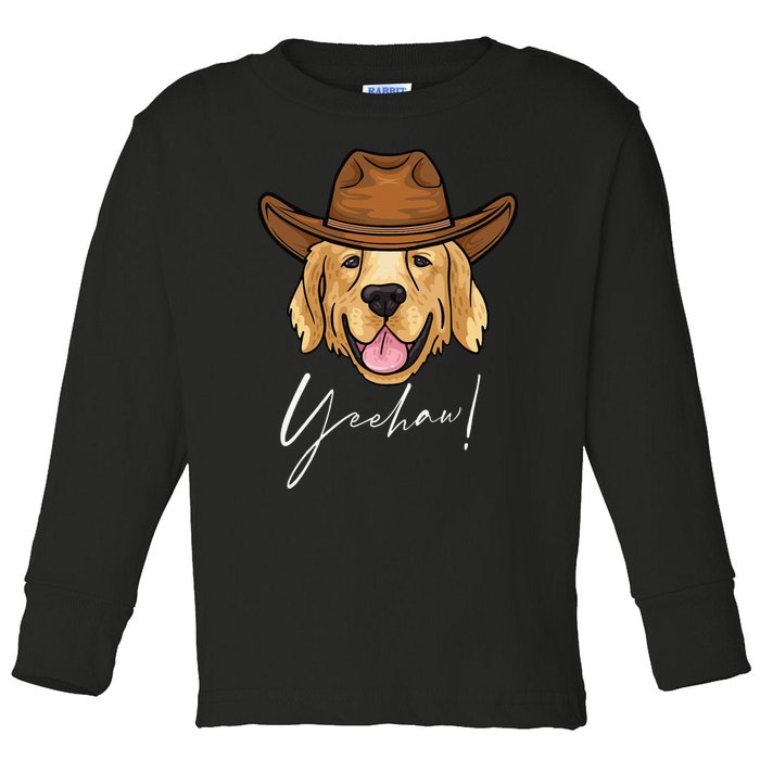 Funny Golden Retriever, Golden Retriever, Dog Lover, Dog Toddler Long Sleeve Shirt