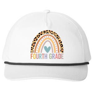 Fourth Grade Rainbow Teacher Team 4th Grade Squad Snapback Five-Panel Rope Hat