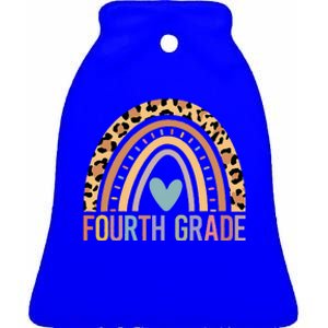 Fourth Grade Rainbow Teacher Team 4th Grade Squad Ceramic Bell Ornament