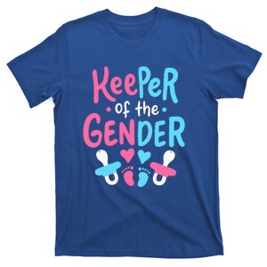 Funny Gender Reveal Keeper Of The Gender T-Shirt