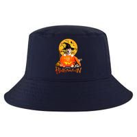 Funny Golden Retriever Dog Spooky Halloween Cool Comfort Performance Bucket Hat