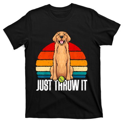 Funny Golden Retriever Owner Dog Lover Golden Retriever T-Shirt