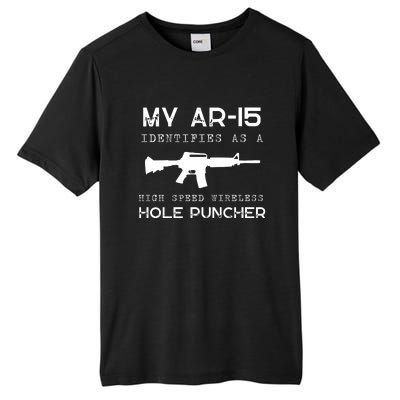 Funny Gun Righs Second Amendment My AR 15 Tall Fusion ChromaSoft Performance T-Shirt