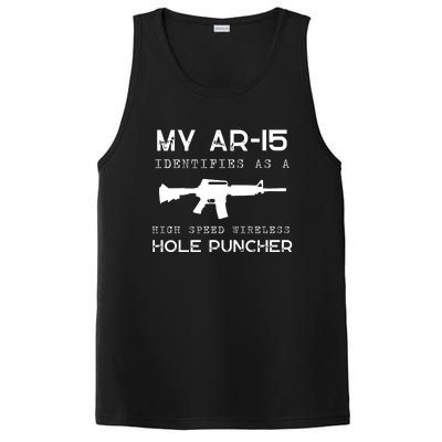 Funny Gun Righs Second Amendment My AR 15 PosiCharge Competitor Tank