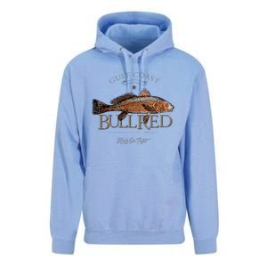 Fishing Gulf Red Drum Redfish Bull Red Unisex Surf Hoodie