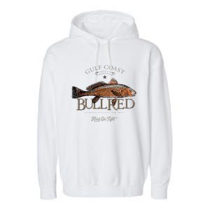 Fishing Gulf Red Drum Redfish Bull Red Garment-Dyed Fleece Hoodie