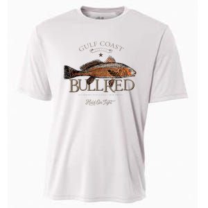 Fishing Gulf Red Drum Redfish Bull Red Cooling Performance Crew T-Shirt