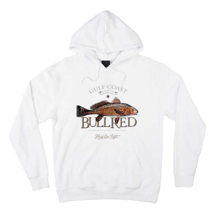 Fishing Gulf Red Drum Redfish Bull Red Hoodie