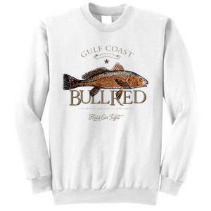 Fishing Gulf Red Drum Redfish Bull Red Sweatshirt