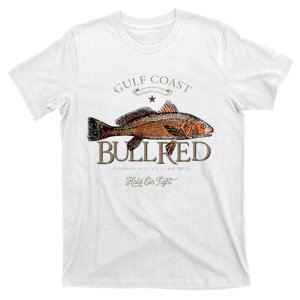 Fishing Gulf Red Drum Redfish Bull Red T-Shirt