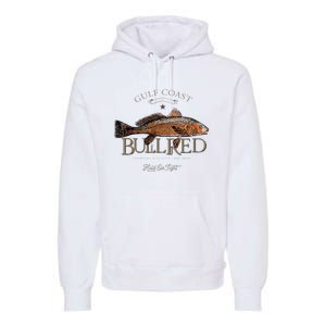 Fishing Gulf Red Drum Redfish Bull Red Premium Hoodie