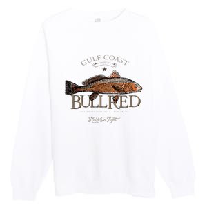 Fishing Gulf Red Drum Redfish Bull Red Premium Crewneck Sweatshirt