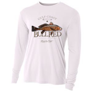 Fishing Gulf Red Drum Redfish Bull Red Cooling Performance Long Sleeve Crew