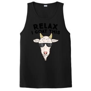 Funny Goat Relax I Goat This Funny Goat Lover PosiCharge Competitor Tank