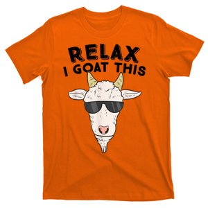 Funny Goat Relax I Goat This Funny Goat Lover T-Shirt