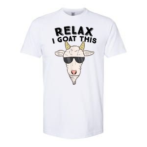 Funny Goat Relax I Goat This Funny Goat Lover Softstyle CVC T-Shirt