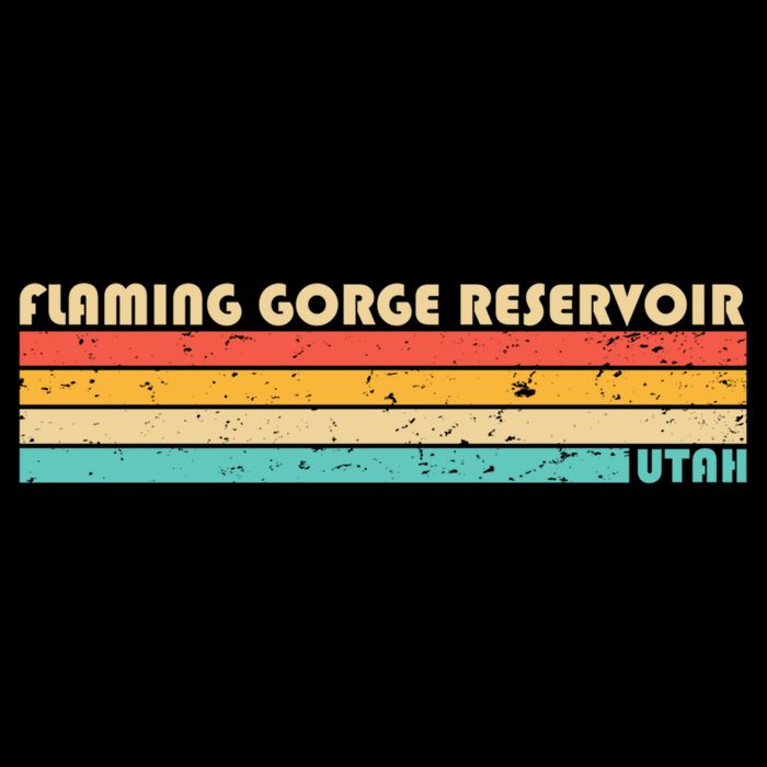 Flaming Gorge Reservoir Utah Funny Fishing Camping Summer Meaningful Gift Cooling Performance Crew T-Shirt
