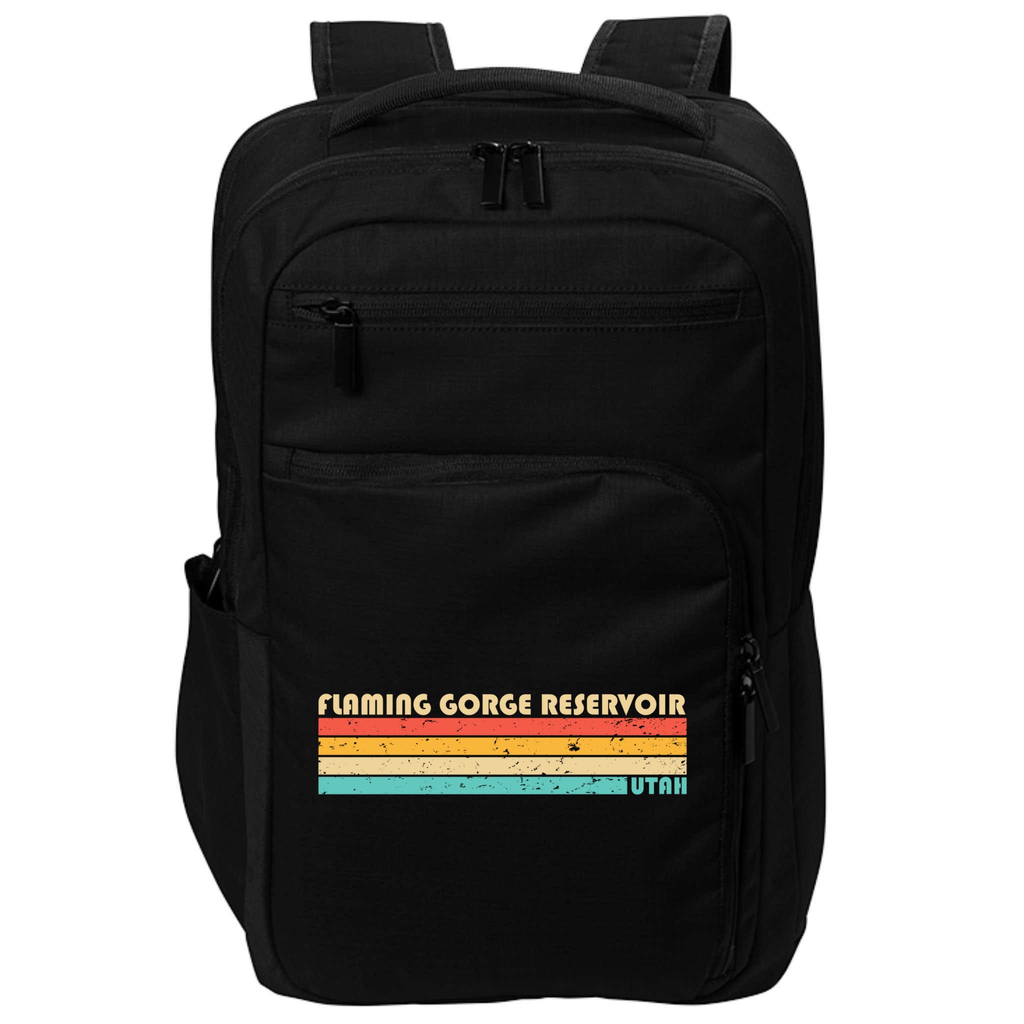 Flaming Gorge Reservoir Utah Funny Fishing Camping Summer Meaningful Gift Impact Tech Backpack