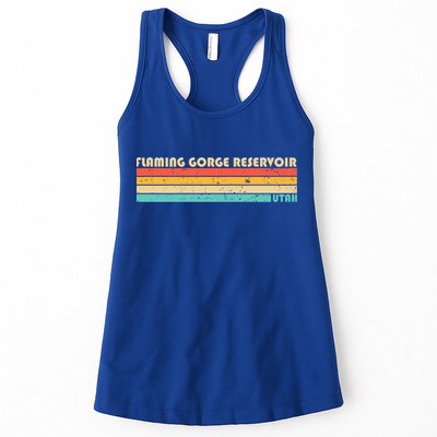 Flaming Gorge Reservoir Utah Funny Fishing Camping Summer Meaningful Gift Womens Tank Top