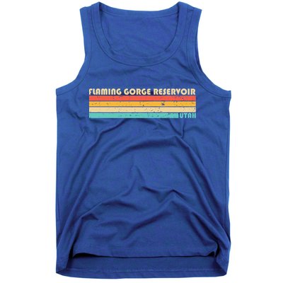 Flaming Gorge Reservoir Utah Funny Fishing Camping Summer Meaningful Gift Tank Top