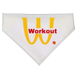 Fitness Gym Sarcastic Spoof Parody Logo Funny Workout USA-Made Doggie Bandana