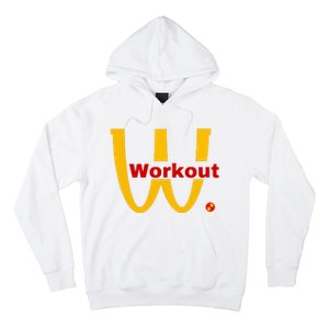 Fitness Gym Sarcastic Spoof Parody Logo Funny Workout Hoodie