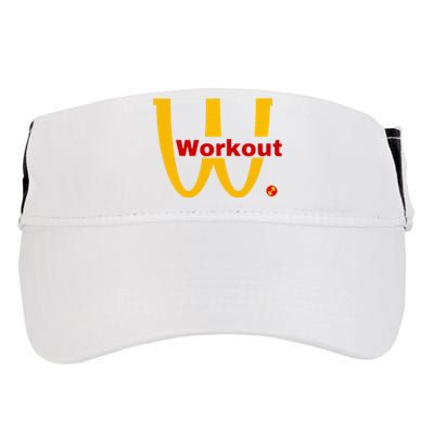 Fitness Gym Sarcastic Spoof Parody Logo Funny Workout Adult Drive Performance Visor