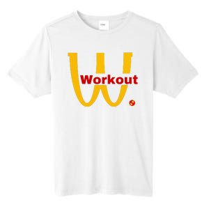 Fitness Gym Sarcastic Spoof Parody Logo Funny Workout Tall Fusion ChromaSoft Performance T-Shirt