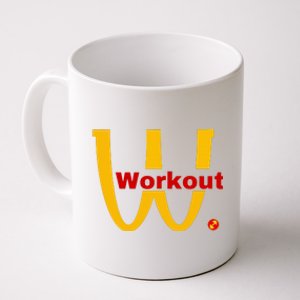 Fitness Gym Sarcastic Spoof Parody Logo Funny Workout Coffee Mug