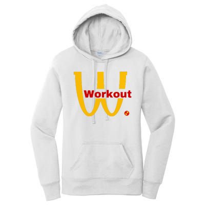 Fitness Gym Sarcastic Spoof Parody Logo Funny Workout Women's Pullover Hoodie