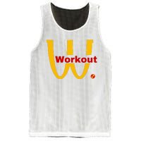 Fitness Gym Sarcastic Spoof Parody Logo Funny Workout Mesh Reversible Basketball Jersey Tank