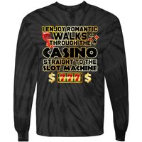 Funny Gambler Slot Machine Casino Las Vegas Gambling Tie-Dye Long Sleeve Shirt