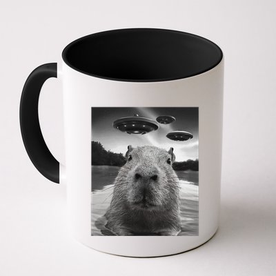 Funny Graphiccapybara Selfie With Ufos Weird Mug