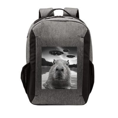Funny Graphiccapybara Selfie With Ufos Weird Vector Backpack
