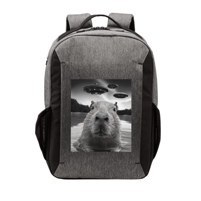 Funny Graphiccapybara Selfie With Ufos Weird Vector Backpack