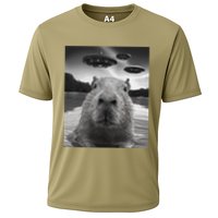 Funny Graphiccapybara Selfie With Ufos Weird Performance Shirt