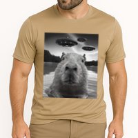 Funny Graphiccapybara Selfie With Ufos Weird Performance Shirt