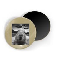 Funny Graphiccapybara Selfie With Ufos Weird Magnet
